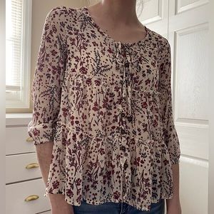XS Jolt Floral Blouse